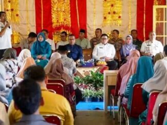 Rakor yang digelar Kecamatan Lintau Buo dan Lintau Buo Utara dengan Pjs Bupati Tanah Datar Arry Yuswandi.