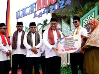 Wakaf 1000 Hafiz tahun ke-9 yang digelar Pemkab Tanah Datar.