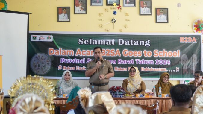 Pemkab Limapuluh Kota mendukung penuh program B2SA Goes To School.