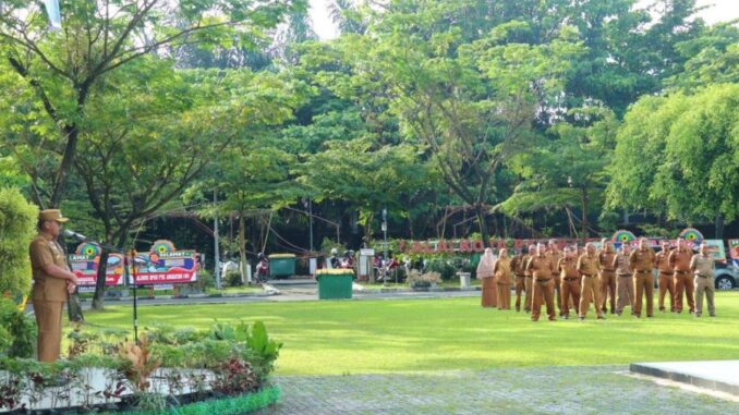 (Pj) Wali Kota Payakumbuh Suprayitno menyampaikan Asta Cita Presiden RI Prabowo Subianto.