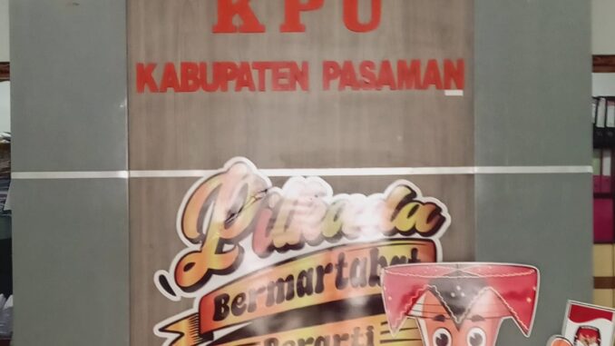 Kantor KPU Pasaman.