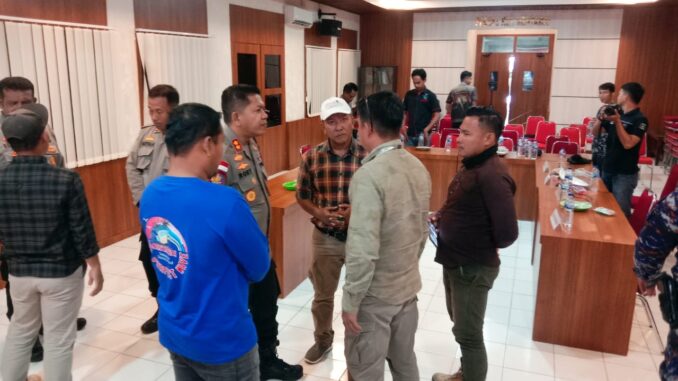 Press Relase Akhir Tahun 2024 yang gigelar Polres Kepulauan Mentawai.