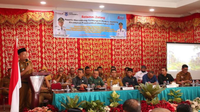 Musrenbang pertama Kota Payakumbuh dilaksanakan di Payakumbuh Utara yang terintegrasi rembuk stunting tahun 2026.