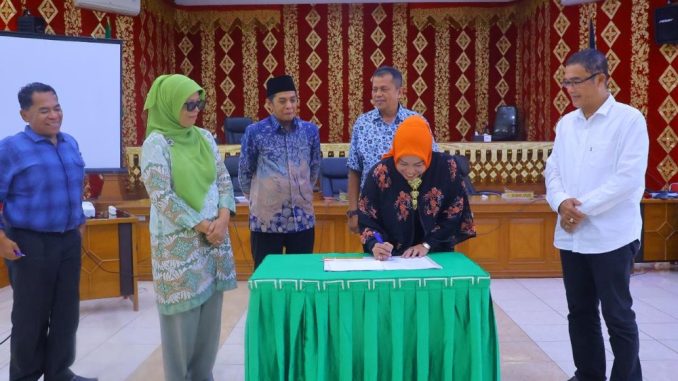DPRD Payakumbuh menggelar raker pembahasan rancangan awal RPJMD Tahun 2025-2029.
