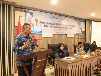 Pembukaan Forum Konsultasi Publik & Publikasi Hasil Survei Kepuasan Masyarakat RSUD dr. Adnaan WD.