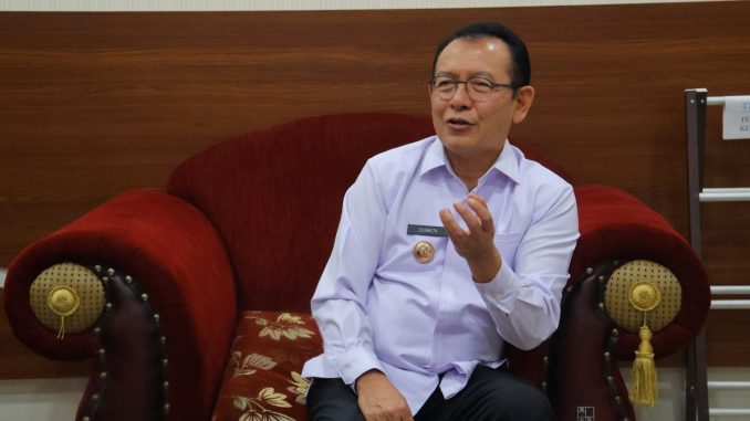 Wako Zulmaeta saat menerima kunjungan BPOM.