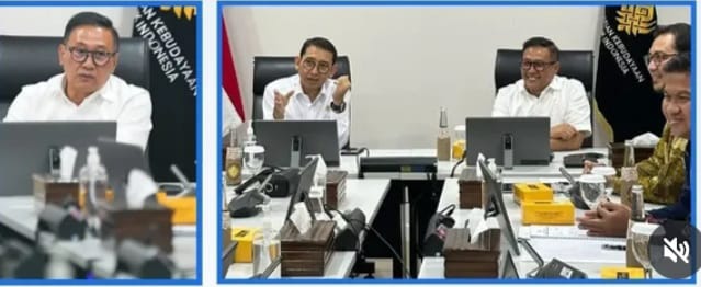 Wali Kota Bukittinggi, Ramlan Nurmatias bertemu Menteri Kebudayaan RI.