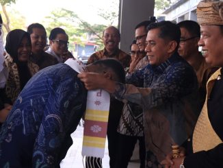 Ketua DPRD Kota Payakumbuh, Wirman Putra, hadir dalam sosialisasi Pengadministrasian dan Pendaftaran Tanah Ulayat bersama Wali Kota Zulmaeta dan Wamen ATR/BPN Ossy Dermawan.