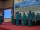 Ketua TP PKK Ny. Eni Zulmaeta dan para pengurus organisasi perempuan serta sosial yang baru dilantik.