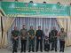 Wakil Bupati Limapuluh Kota Ahlul Badrito Resha bersama Ketua Tim Wasev TNI AD Brigjen TNI Dedi Prihadmojo dan jajaran Forkopimda saat menyambut kunjungan pengawasan dan evaluasi TMMD/N ke-124 Tahun 2025.