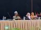 Mewakili Pemko Bukittinggi Plt Dinas Kesehatan menutup bimtek kefarmasian.