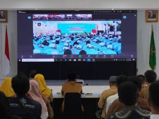 Suasana megikuti secara during Lounching Koperasi Kelurahan/Desa Merah Putih se-Indonesia (16 koperasi di antaranya di Kota Padang Panjang, Sumatera Barat) oleh Presiden Prabowo di Jakarta, 21 Juli 2025 lalu.