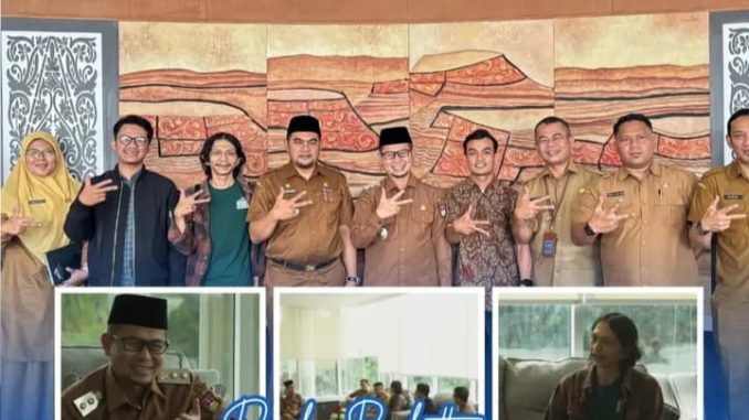 Wakil Wali Kota Bukittinggi Ibnu Asis menerima audiensi Pengurus Bukittinggi Creative Network (BCN).