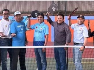 Kejurda Pickleball tingkat pelajar se Sumbar 2025, dibuka Sekdako Bukittinggi, di GOR bermawi, Minggu, (28/09).