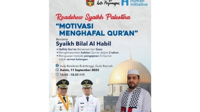 Poster Roadshow Syaikh Palestina.