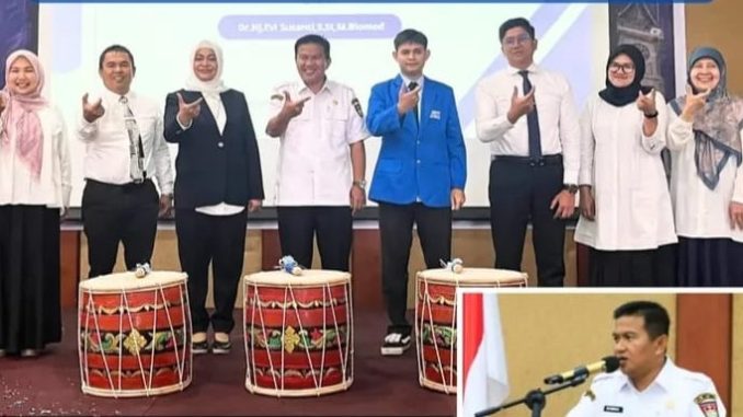 Sekretaris Daerah Kota Bukittinggi, Rismal Hadi membuka kegiatan Pengenalan Kehidupan Kampus bagi Mahasiswa Baru (PKKMB) Universitas Prima Nusantara (UPN) Bukittinggi.