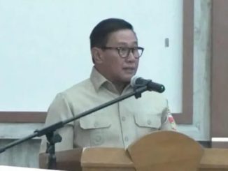 Wako Bukittinggi Ramlan Nurmatias membuka Rakor monitoring dan evaluasi MCSP di Aula Balaikota, Kamis, (11/09).