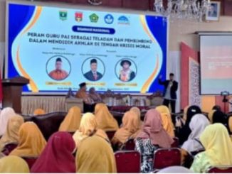 Wawako Bukittinggi Ibnu Asis hadiri pelantikan pengurus DPD AGPAII Kota Bukittinggi periode 2025-2029 di Istana Bung Hatta, Sabtu, (20/09).