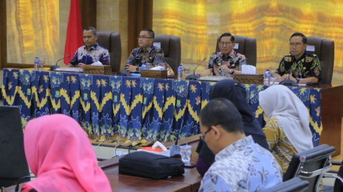 Sekdako Payakumbuh, Rida Ananda bersama jajaran Pemko Tangerang saat melakukan kunjungan kerja untuk pendalaman manajemen talenta ASN.