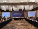 Suasana High Level Meeting dan Asistensi Penyusunan Roadmap ETPD 2025 di Bukittinggi yang dihadiri kepala daerah dan perwakilan BKD/Bapenda se-Sumatera Barat.