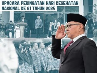 Wako Ramlan Nurmatias memimpin Upacara Peringatan Hari Kesehatan Nasional ke-61.