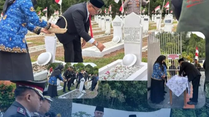 Walikota Ramlan Nurmatias memimpin upacara bendera peringatan Hari Pahlawan Nasional ke-80.