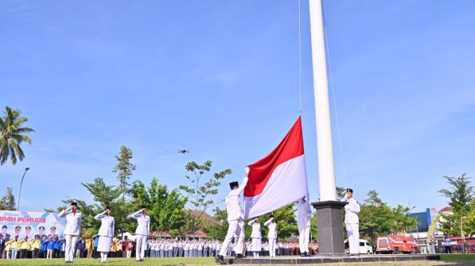 Wawako Elzadaswarman memimpin upacara peringatan Hari Sumpah Pemuda ke-97.