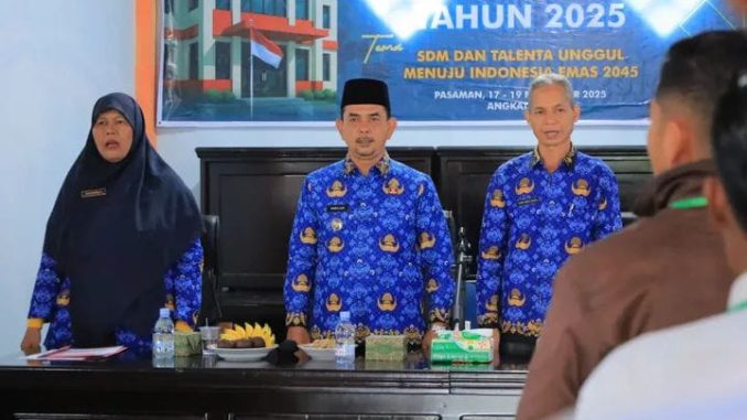 Wakil Bupati Pasaman Parulian membuka secara resmi Pelatihan Pengurus KDMP.